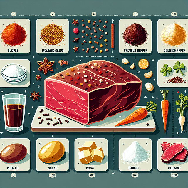 deconstructed corned beef