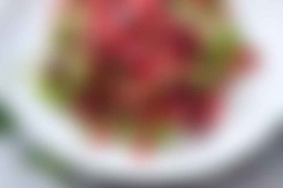 Rhubarb Beetroot Salad
