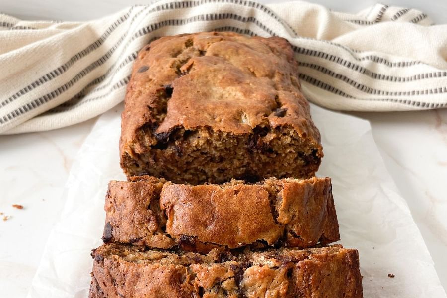 Chia Almond Banana Bread