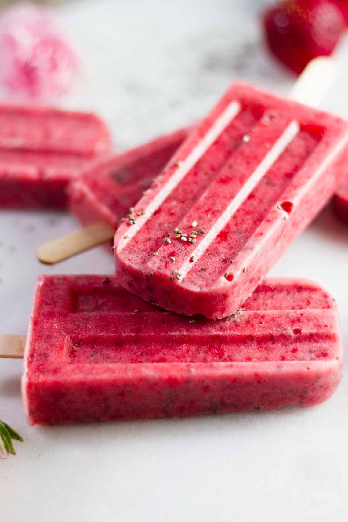 Chia Pudding Popsicles