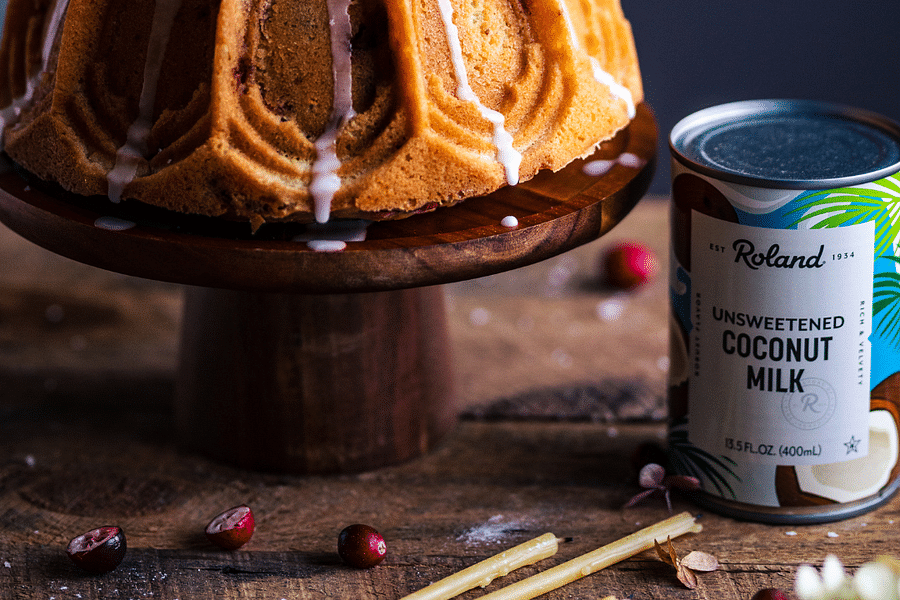 Jackfruit Swirl Cheesecake dessert