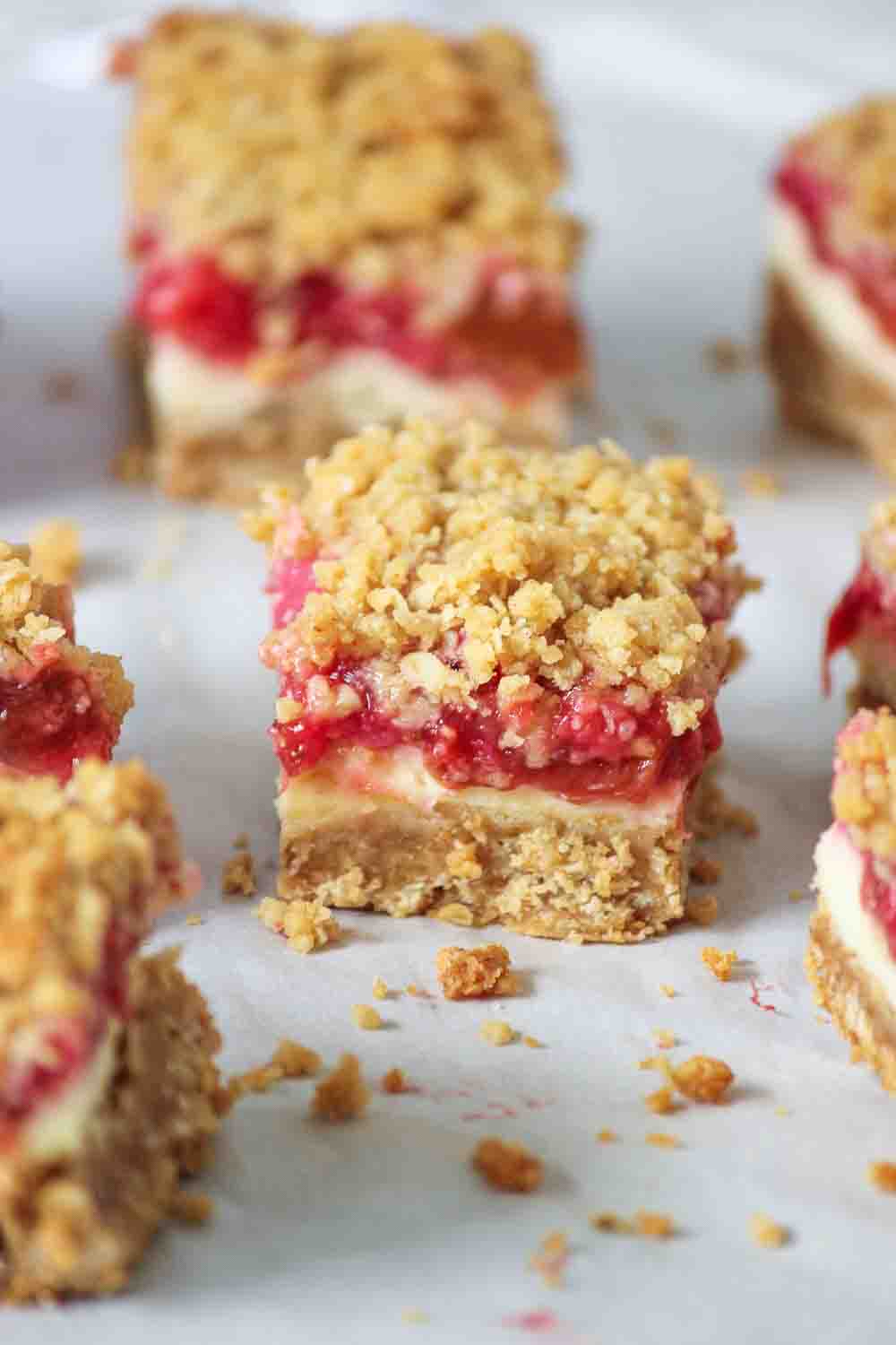 Rhubarb Cheesecake Dessert