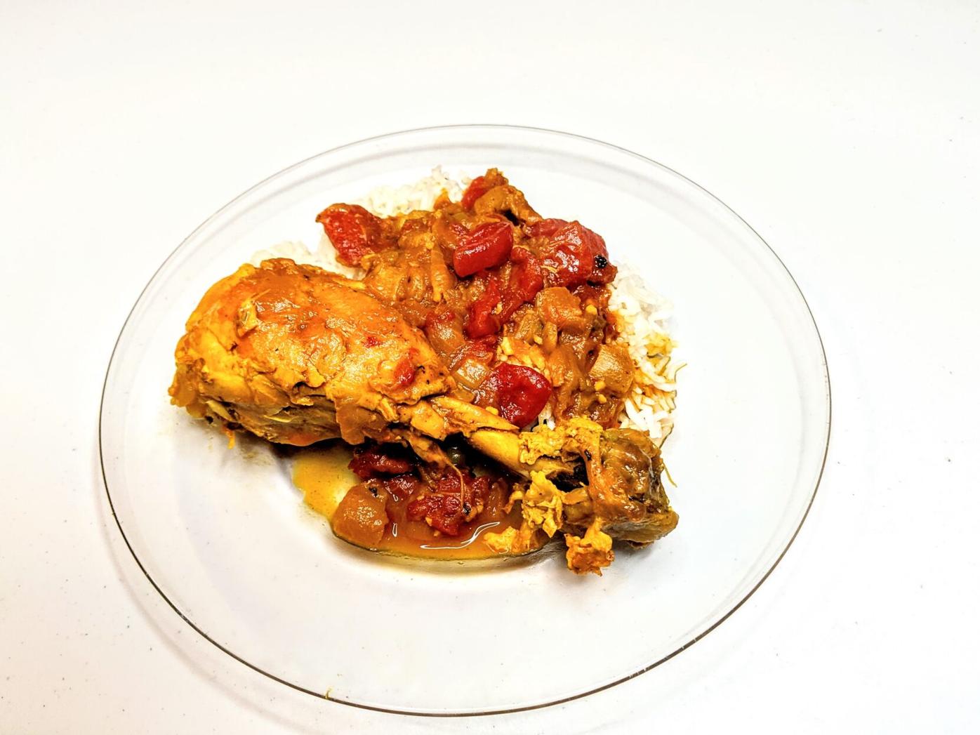 Savory rhubarb taco recipe