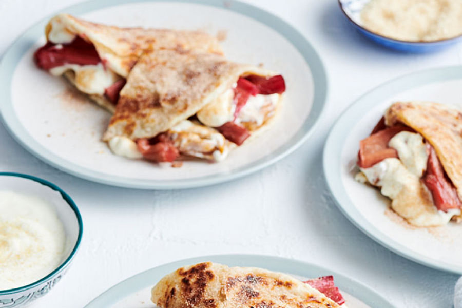 cinnamon and rhubarb