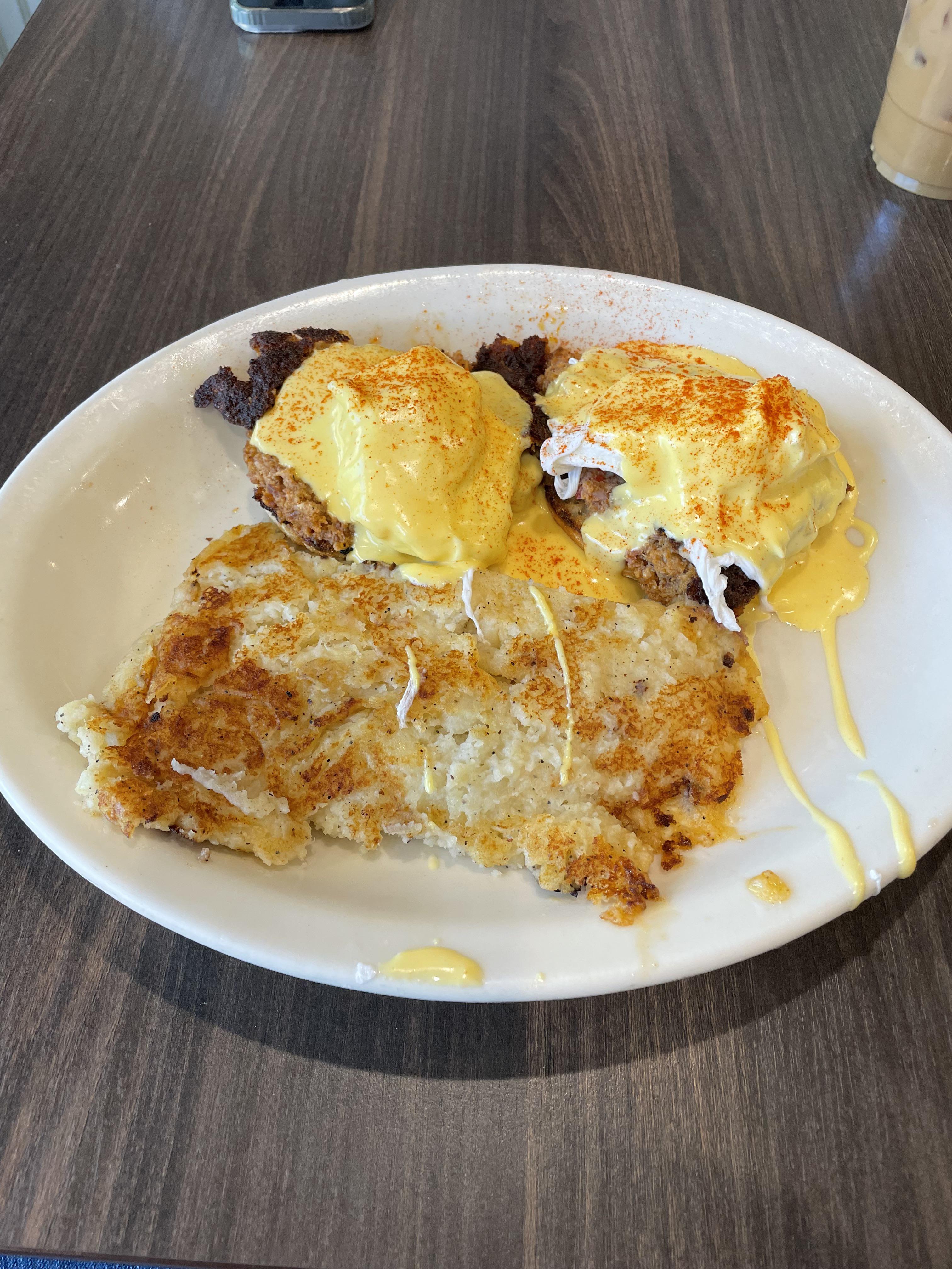 Corned Beef Hash Benedict