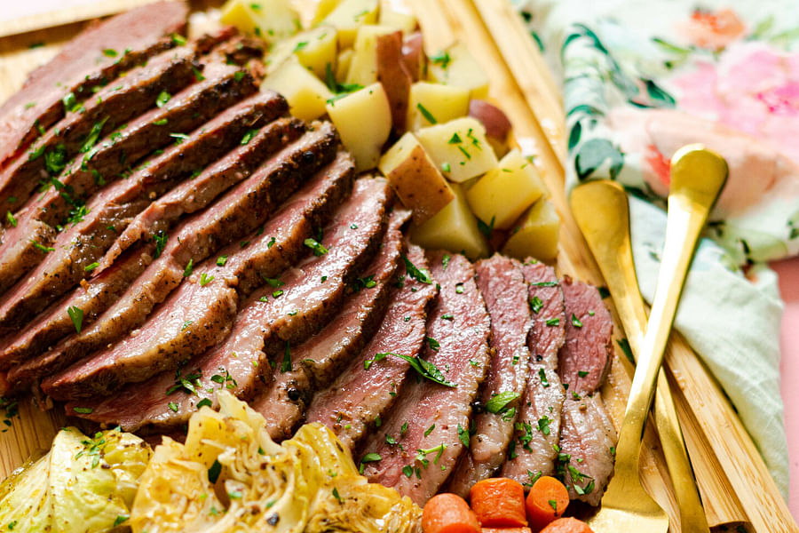 sous vide corned beef