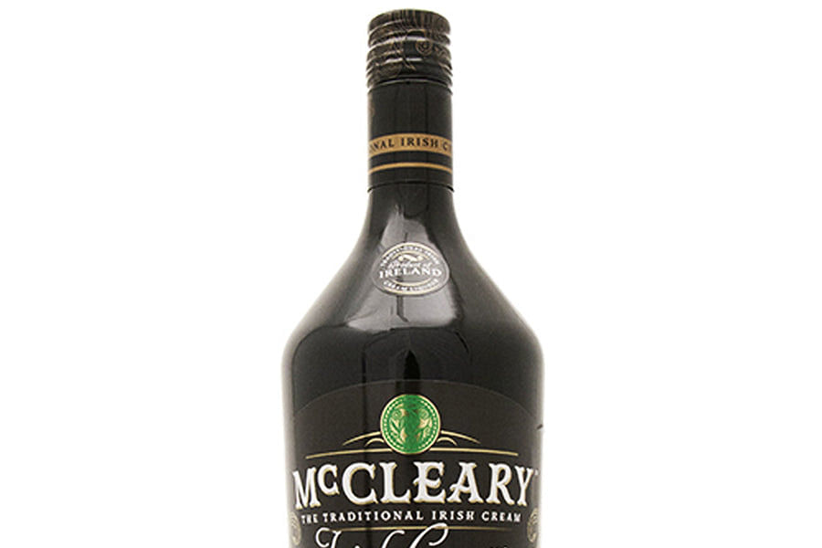 Irish cream liqueur bottle
