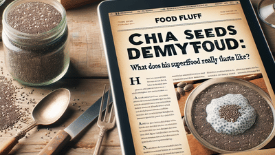 Chia Seeds Demystified: What Does This Superfood Really Taste Like?