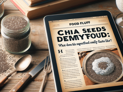 Chia Seeds Demystified: What Does This Superfood Really Taste Like?