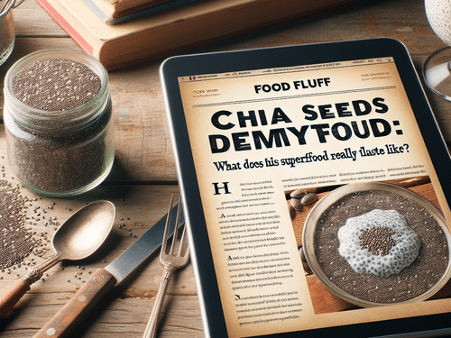 Chia Seeds Demystified: What Does This Superfood Really Taste Like?