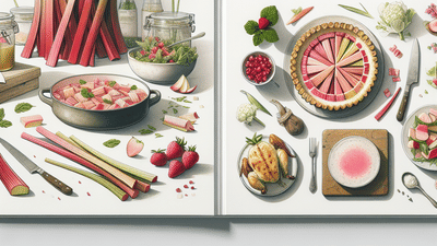 Rediscovering Rhubarb: Savory and Sweet Recipes for the Tart Vegetable