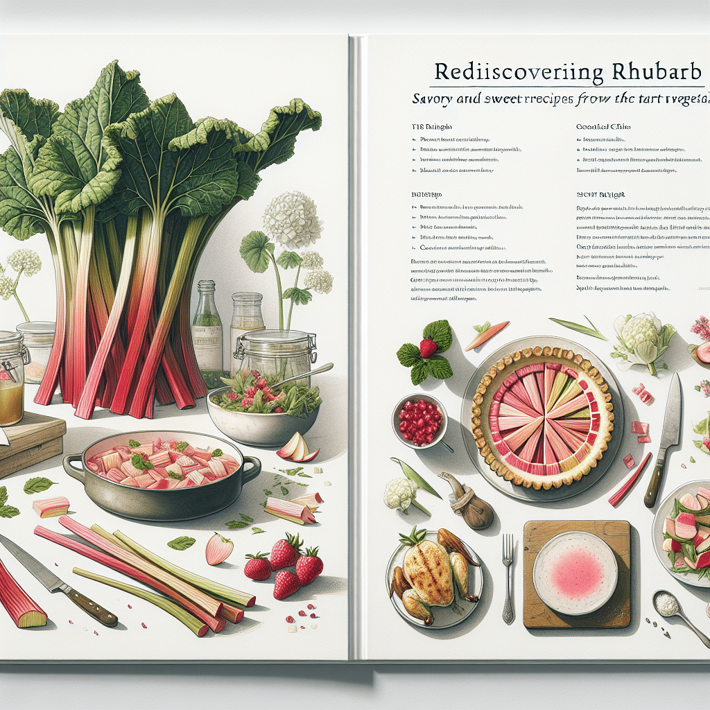 Rediscovering Rhubarb: Savory and Sweet Recipes for the Tart Vegetable