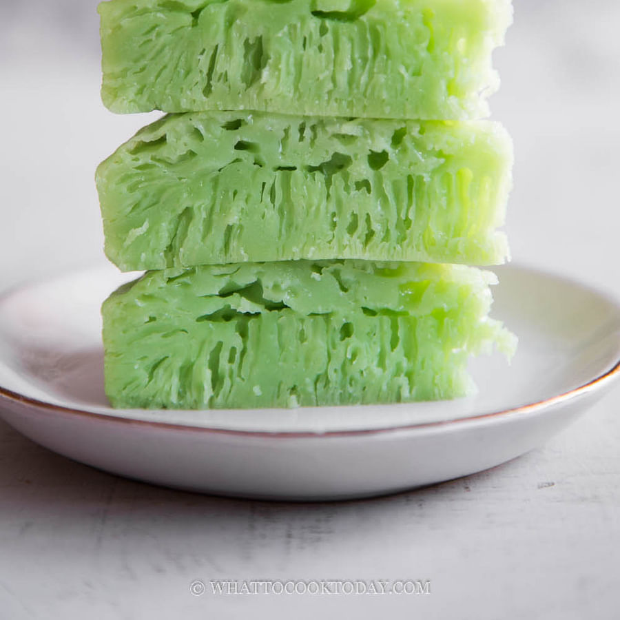 Assortment of Pandan infused dishes and desserts