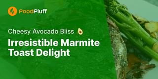 Irresistible Marmite Toast Delight - Cheesy Avocado Bliss 🥑
